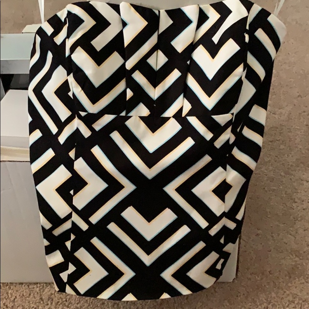 WHBM Print bustier